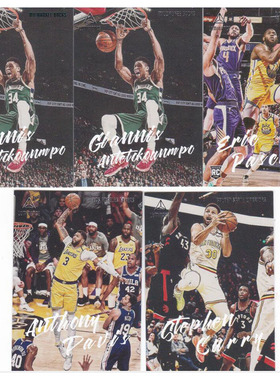 NBA球星卡 字母哥帕斯卡尔 戴维斯 库里特卡帕尼尼19-20luminance