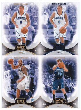 NBA球星卡 德隆威廉姆斯 布泽尔 科沃尔 fleer 2008-09