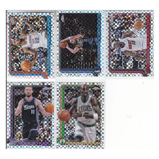 球星卡华莱士克莱汤普森阿德巴约萨博尼斯加内特格子折topps2025