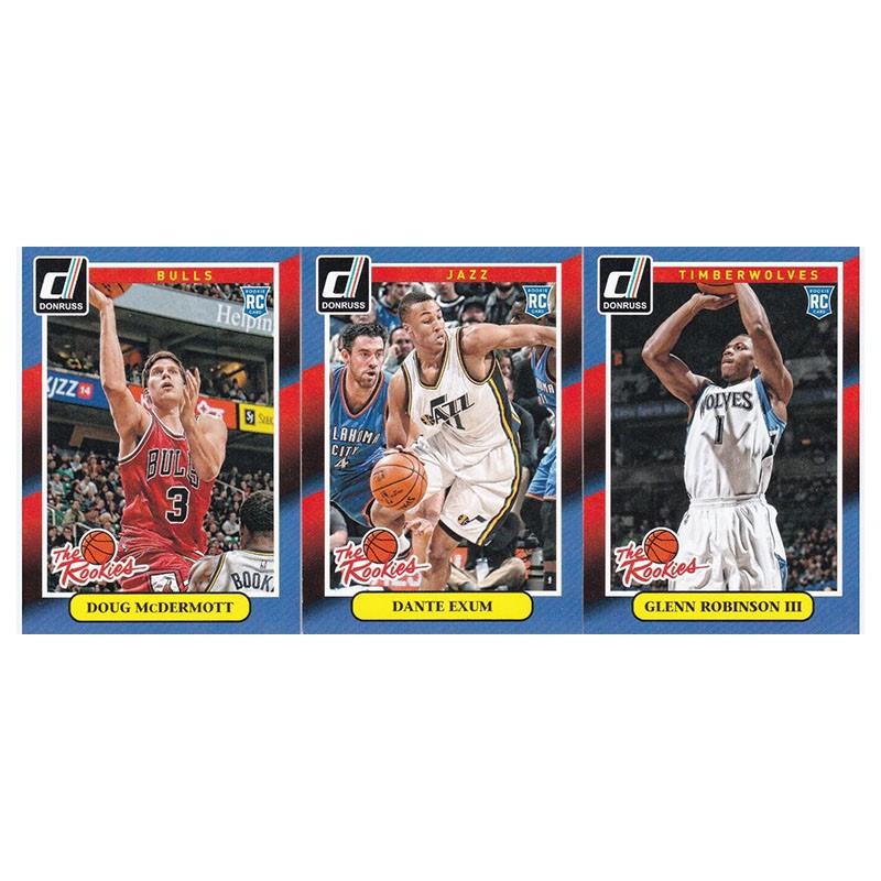 NBA球星卡 迈克德莫特 艾克萨姆 罗宾逊新秀panini14-15donruss