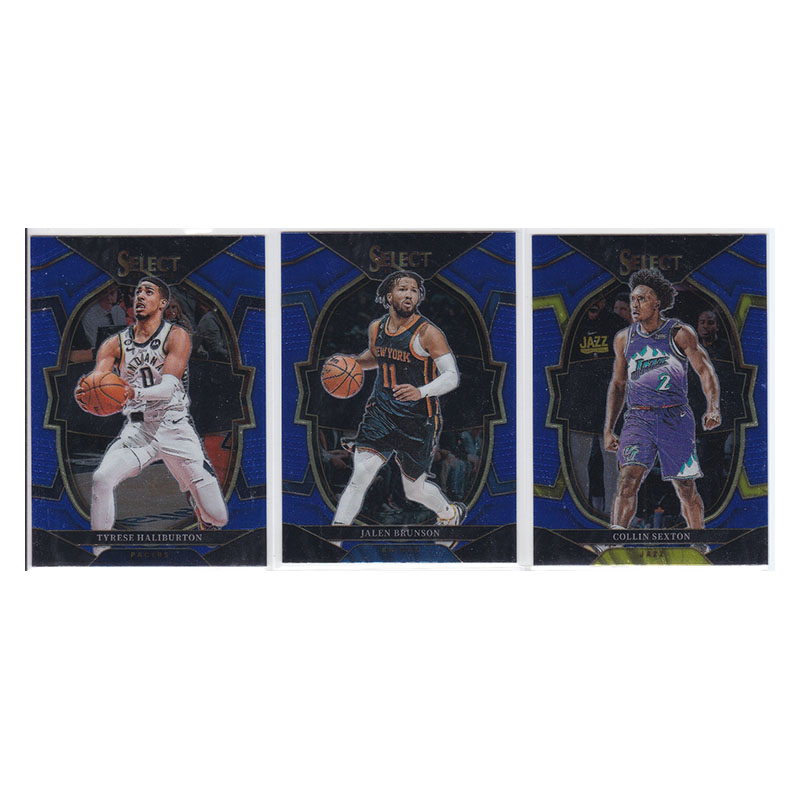 球星卡 哈利伯顿 布伦森 塞克斯顿 蓝平行帕尼尼22-23select