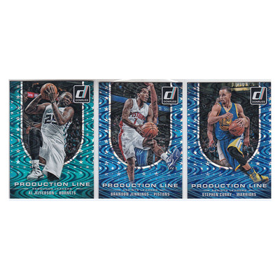 球星卡 杰弗森詹宁斯 斯蒂芬库里 变形虫折射帕尼尼14-15donruss