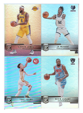 球星卡勒布朗詹姆斯莫兰特特雷杨杜兰特折射帕尼尼21-22elite