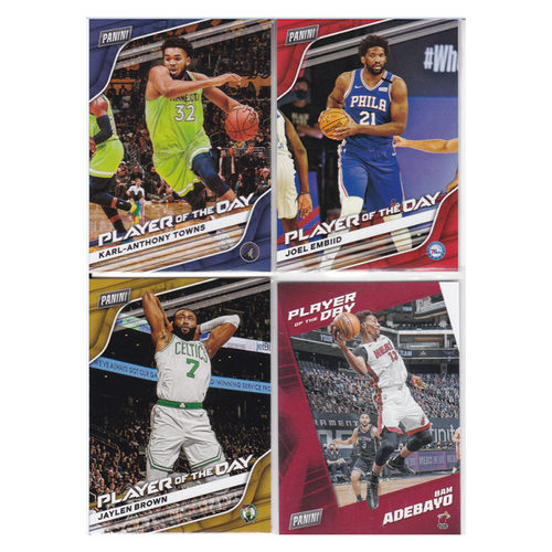 球星卡20-21唐斯恩比德杰伦布朗21-22阿德巴约帕尼尼节日包