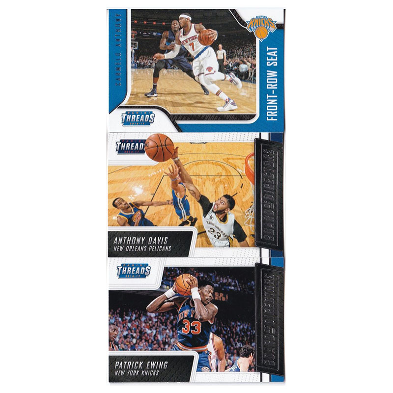 NBA球星卡 卡梅隆安东尼 安东尼戴维斯 尤因 帕尼尼16-17threads