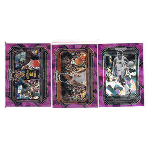 球星卡莫兰特米切尔魔术师约翰逊紫碎冰折射149编帕尼尼2023prizm