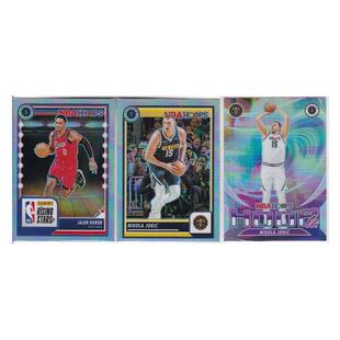 球星卡杰伦杜伦 约基奇 银折射 帕尼尼23-24hoops premium