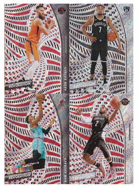 NBA球星卡贝恩斯 杜兰特 阿德巴约 沃尔 帕尼尼20-21revolution