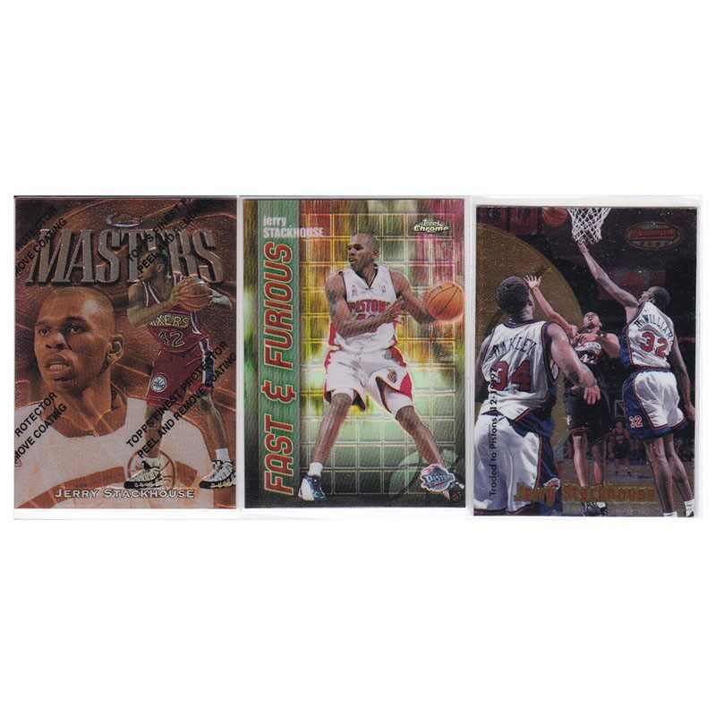 NBA球星卡 斯塔克豪斯 topps 1996 2002 1998
