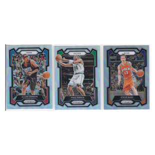 球星卡 艾弗森 皮尔斯 纳什 银折射 帕尼尼23-24prizm