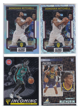 球星卡score米切尔银圈圈折射flux艾维pinnacle马图林22-23帕尼尼