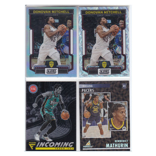 球星卡score米切尔银圈圈折射flux艾维pinnacle马图林22 23帕尼尼