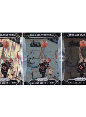 NBA球星卡 panini PRIZM 15-16 考辛斯 全明星 折射 #366