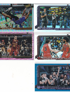 球星卡阿奴诺比爵士加兰吉迪公牛国王队折射特卡topps2025