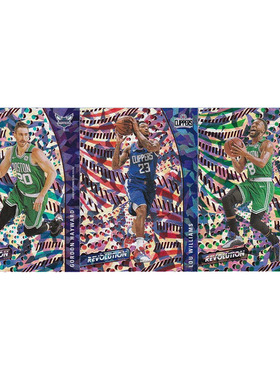 NBA球星卡 海沃德 路威廉姆斯 沃克碎冰折帕尼尼20-21revolution