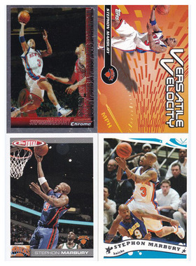 NBA球星卡 斯蒂芬马布里 topps 2005  经典老卡 独狼
