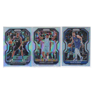 NBA球星卡 阿尔德里奇 卡尔弗 克勒贝尔 银折射帕尼尼20-21prizm