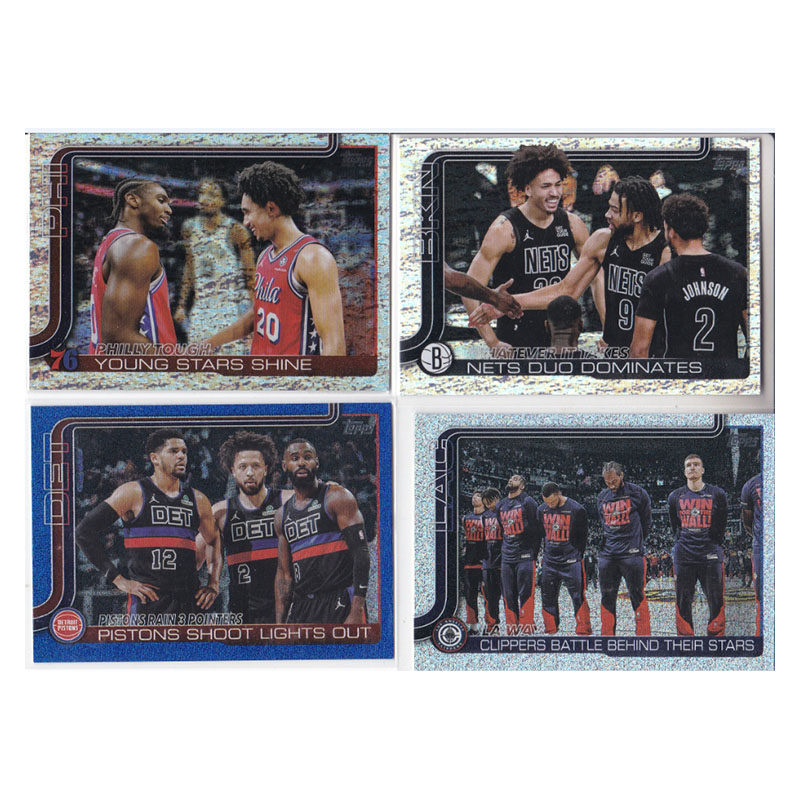 球星卡马克西麦凯恩篮网队坎宁安莱昂纳德折射topps2025flagship