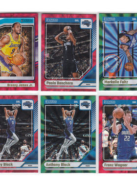 球星卡布朗尼詹姆斯红班凯罗富尔茨布莱克瓦格纳蓝折24-25donruss