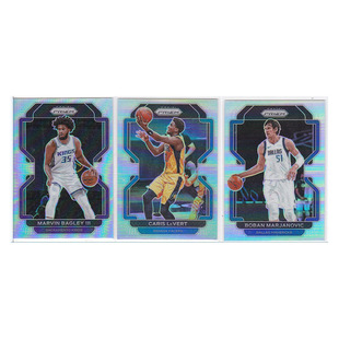球星卡 巴格利 勒弗特 博班 银折射帕尼尼21-22prizm