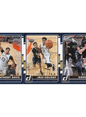 NBA球星卡 安东尼戴维斯 霍乐迪 阿西克特卡panini15-16donruss