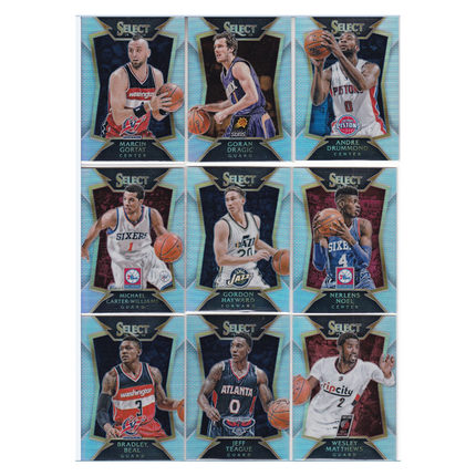 球星卡14-15select帕尼尼银折射凑套格里芬沃尔文斯卡特比尔