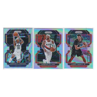 球星卡 克拉克森 利拉德 拉里南斯 银折射帕尼尼21-22prizm