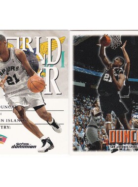 NBA球星卡 skybox 1999 蒂姆邓肯 马刺队