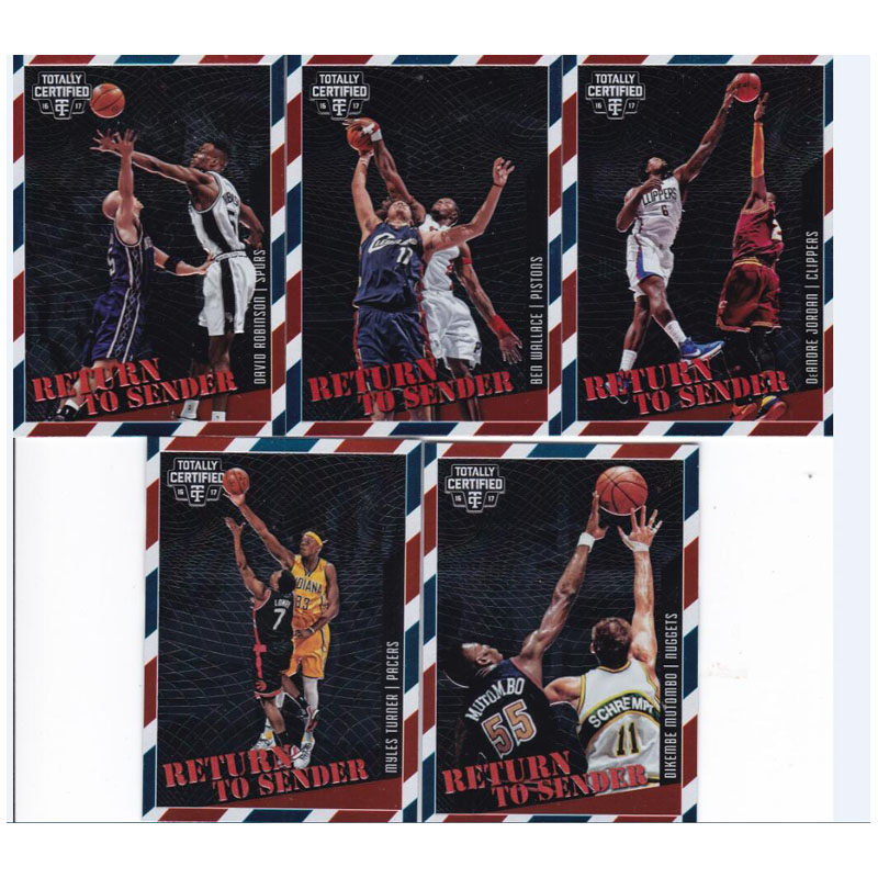 NBA球星卡panini16-17卫生巾罗宾逊本华莱士特纳穆托姆博小乔丹