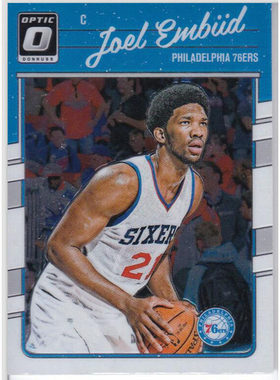 NBA球星卡 panini donruss 16-17 大帝 恩比德 optic  #1 /299
