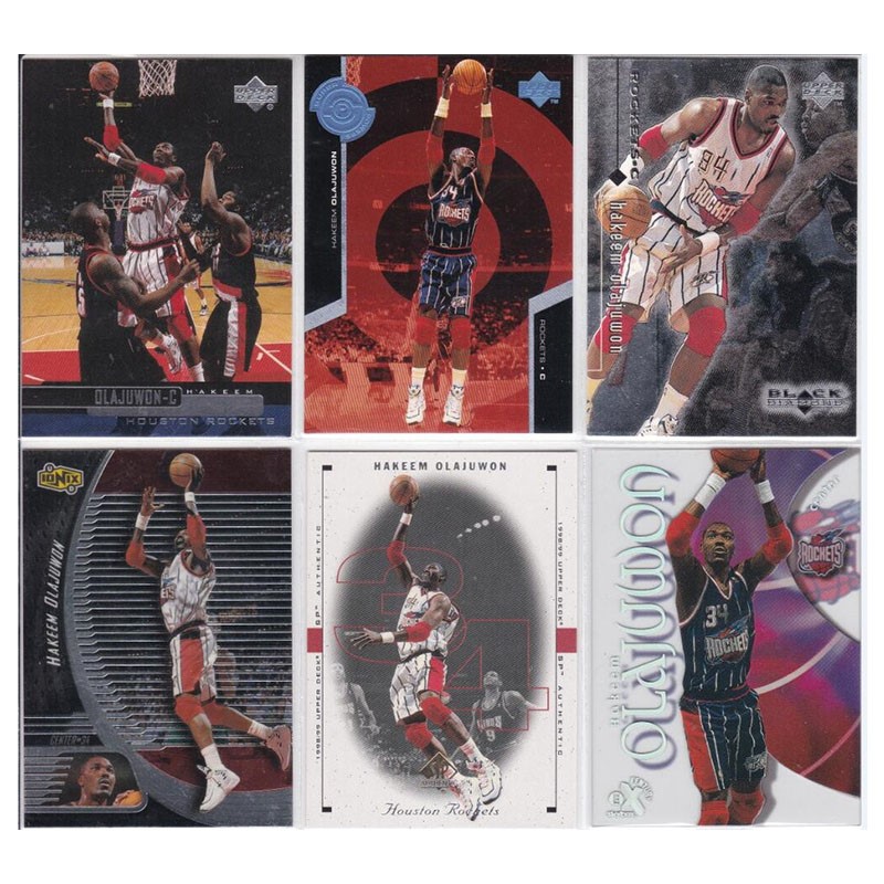 NBA球星卡 UD 1999 大梦 奥拉朱旺 折射 胶片 火箭队