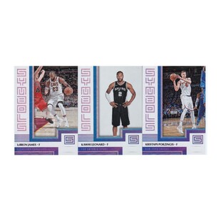 NBA球星卡panini17-18status勒布朗詹姆斯 莱昂纳德 波神 折射