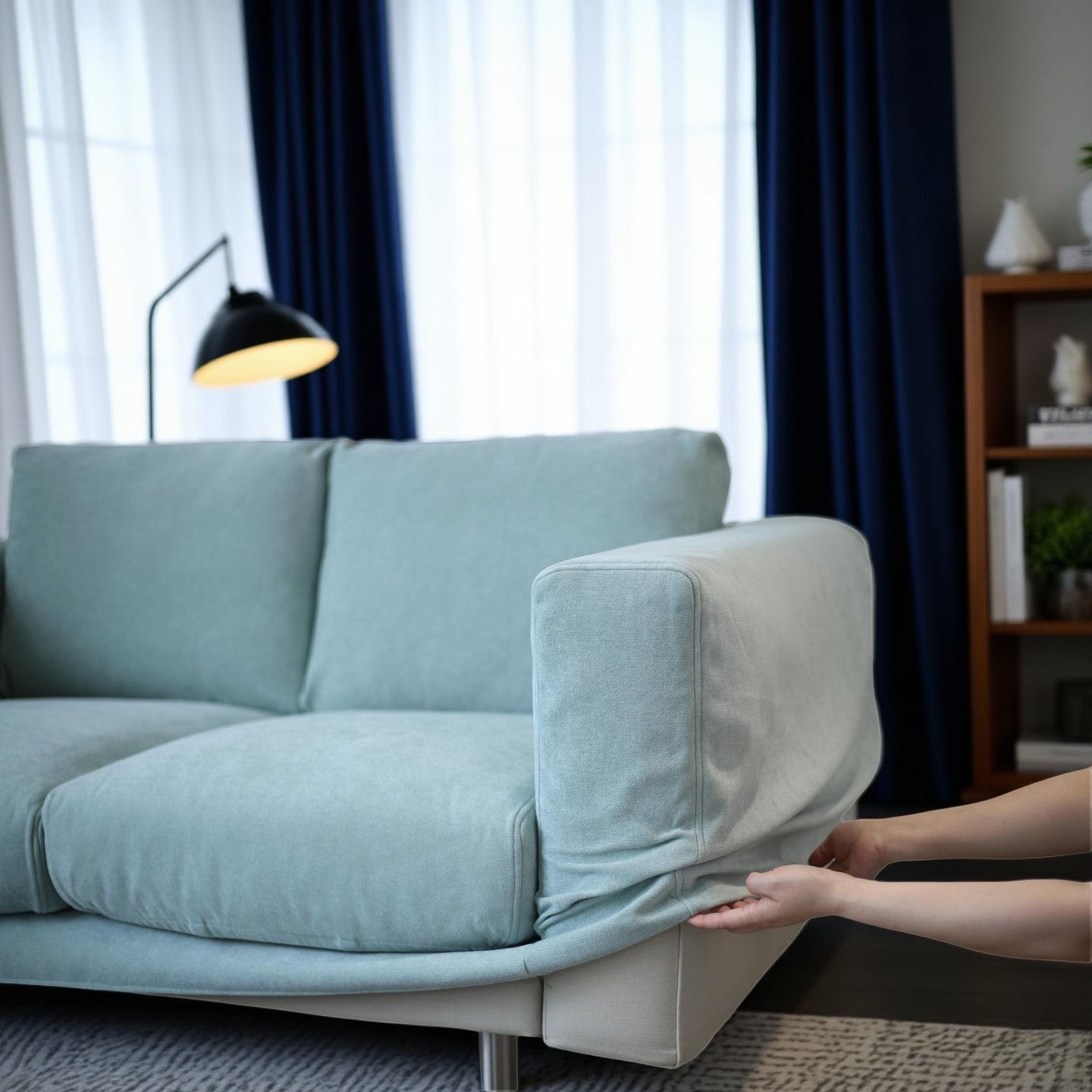 定制加厚雪尼尔沙发套罩全包2026新款秋冬通用布艺防猫抓保护套笠,居家布艺,沙发套,淘宝优惠券,粉丝福利购,淘宝优惠卷