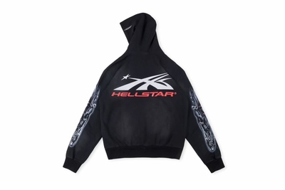 Hellstar flare black flame pants hoodie 欧美男女卫衣