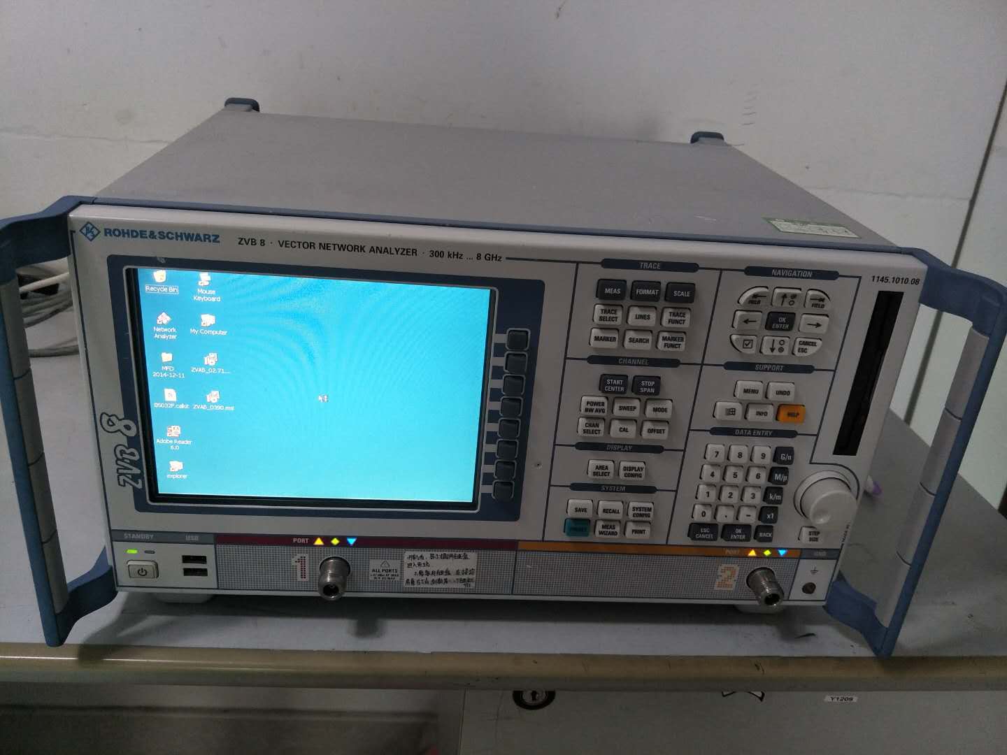 现货包邮 罗德施瓦茨：R&S ZVB8  ZVB8  ZNB8 网络分析仪