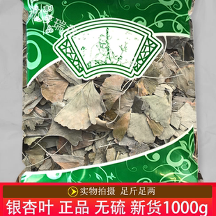 安国中药材市场批 发正品无硫新货银杏叶1000克 银杏树叶片统货