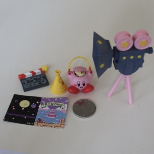 现货rement星之卡比2018绝版午夜场夜间电影院映画馆微缩桌面摆件