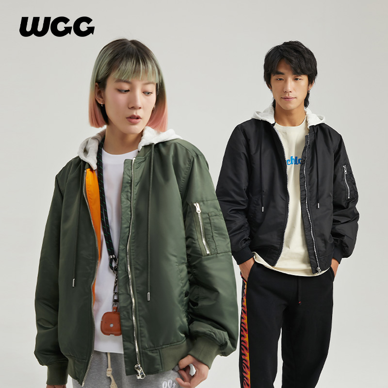 WCC新款美式MA1飞行夹棉服外套