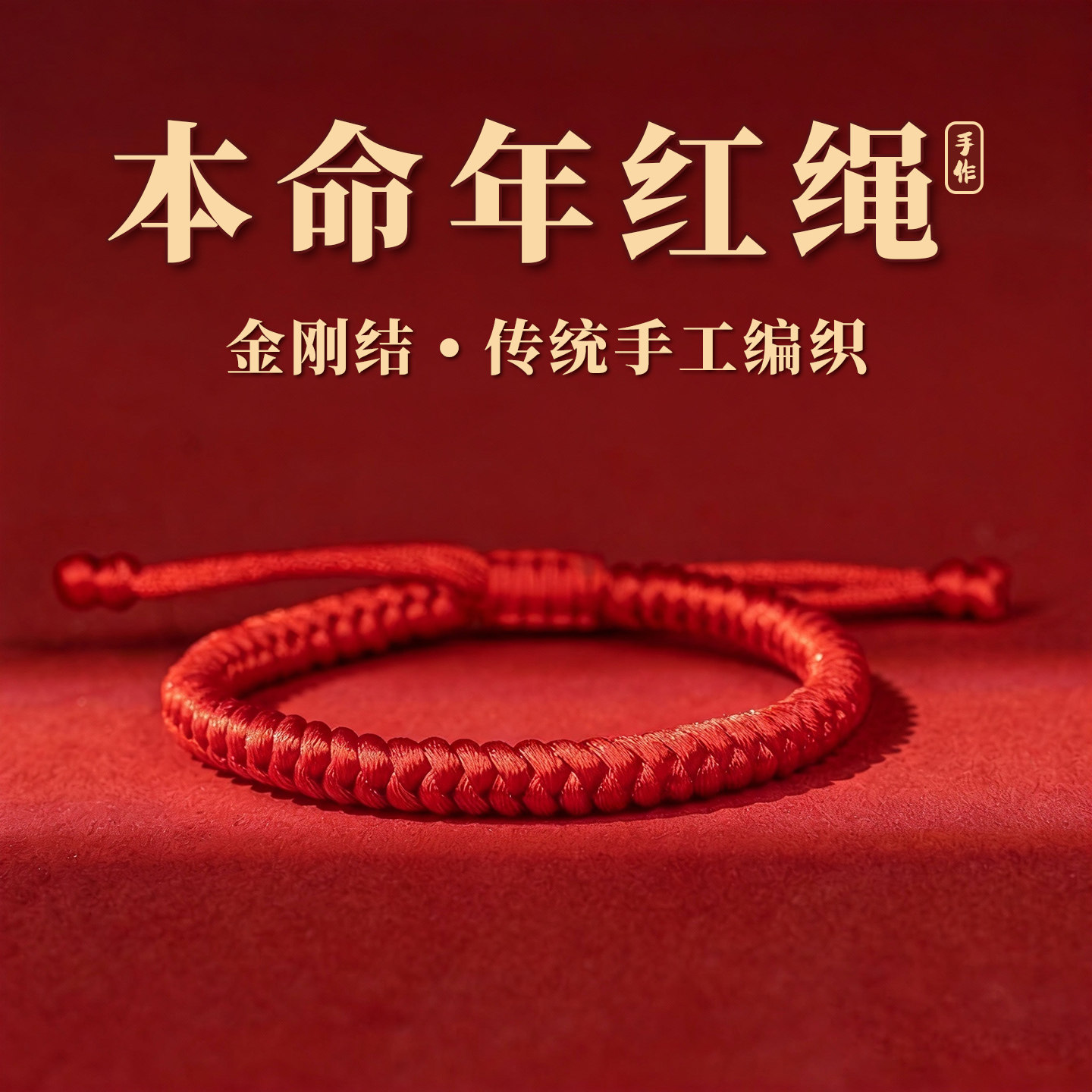 2026马年本命年太岁红绳手链编织绳红手绳金刚结女款新年礼物手串,饰品/流行首饰/时尚饰品新,手链,淘宝优惠券,粉丝福利购,淘宝优惠卷