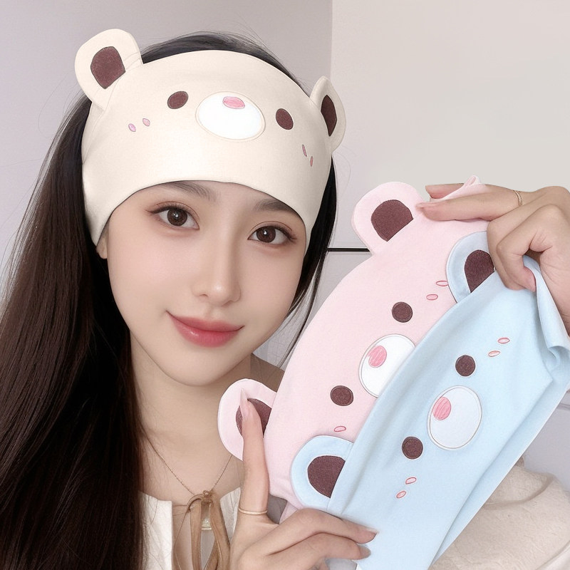 外出护额头月子帽夏薄款产妇孕妇睡觉可戴防风保暖产后月子发带女