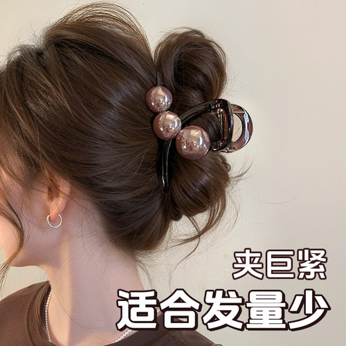 中号女士发量少高端后脑勺夹子！