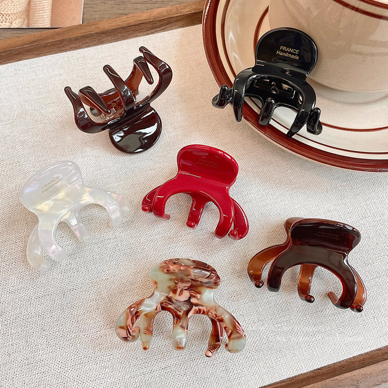 美拉德醋酸抓夹女高马尾发卡后脑勺半扎发发夹丸子头鲨鱼夹子头饰,饰品/流行首饰/时尚饰品新,发饰,淘宝优惠券,粉丝福利购,淘宝优惠卷