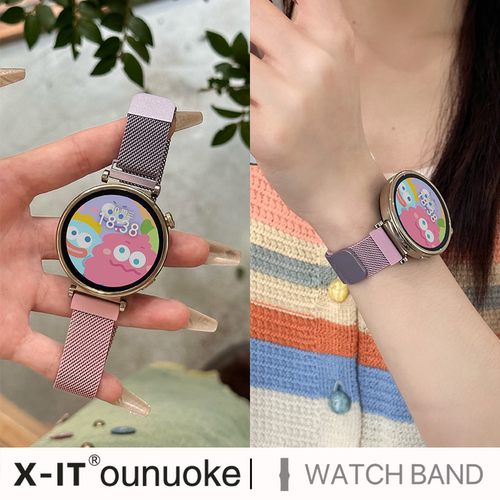渐变米兰尼斯X-IT适用华为表带