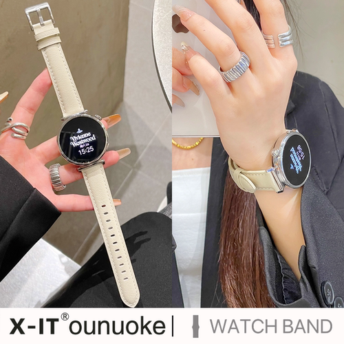 X-IT官方车线真牛皮适用手表带