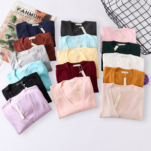 上衣 外套女秋冬日系学院风校供深灰色针织衫 JK制服毛衣开衫 基础款