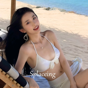 Splaceing纯欲比基尼温泉三件套沙滩度假泳衣bikini新款 网红同款