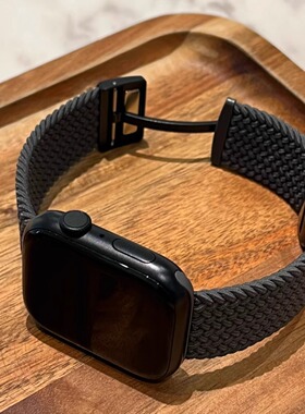 适用于苹果手表编织磁吸iwatch表带applewatch11创意表带s109表链
