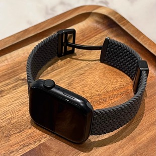 适用于苹果手表编织磁吸iwatch表带applewatch11创意表带s109表链