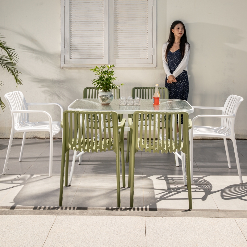 远茂户外餐桌椅奶茶店咖啡店外摆