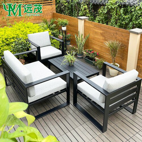 北欧户外铝合金沙发阳光房家具